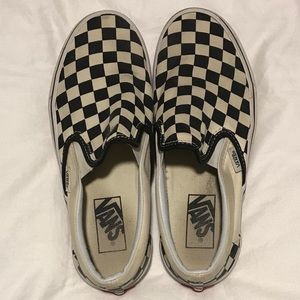 Vans Checkered Slip Ons